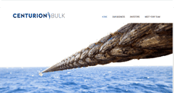 Desktop Screenshot of centurionbulk.com