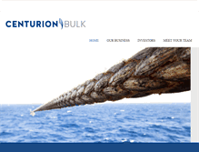 Tablet Screenshot of centurionbulk.com